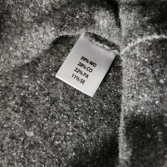 *Noon by Noor Gray Wool Blend Long Sleeve Sweater Women's Size 4 - Picture 5 of 7